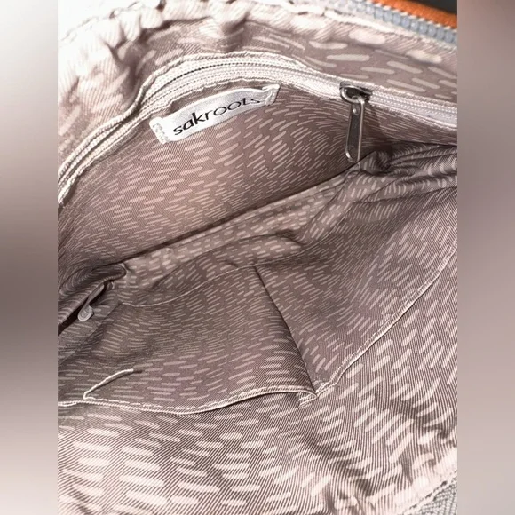 Sakroots Crossbody Purse Owl Floral Spirit Desert Wild at Heart print. - Picture 8 of 8